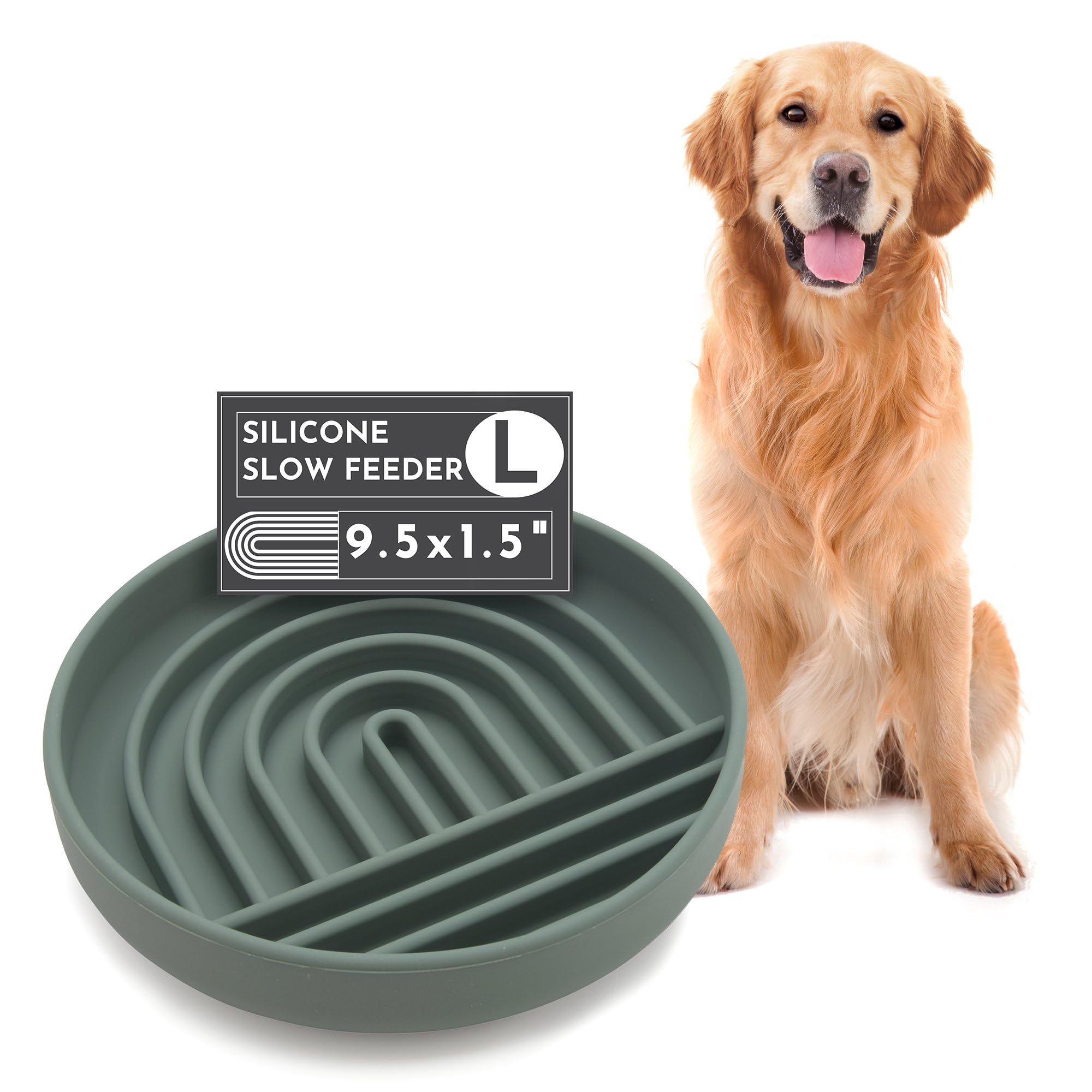 Silicone Slow Feeder Dog Bowl