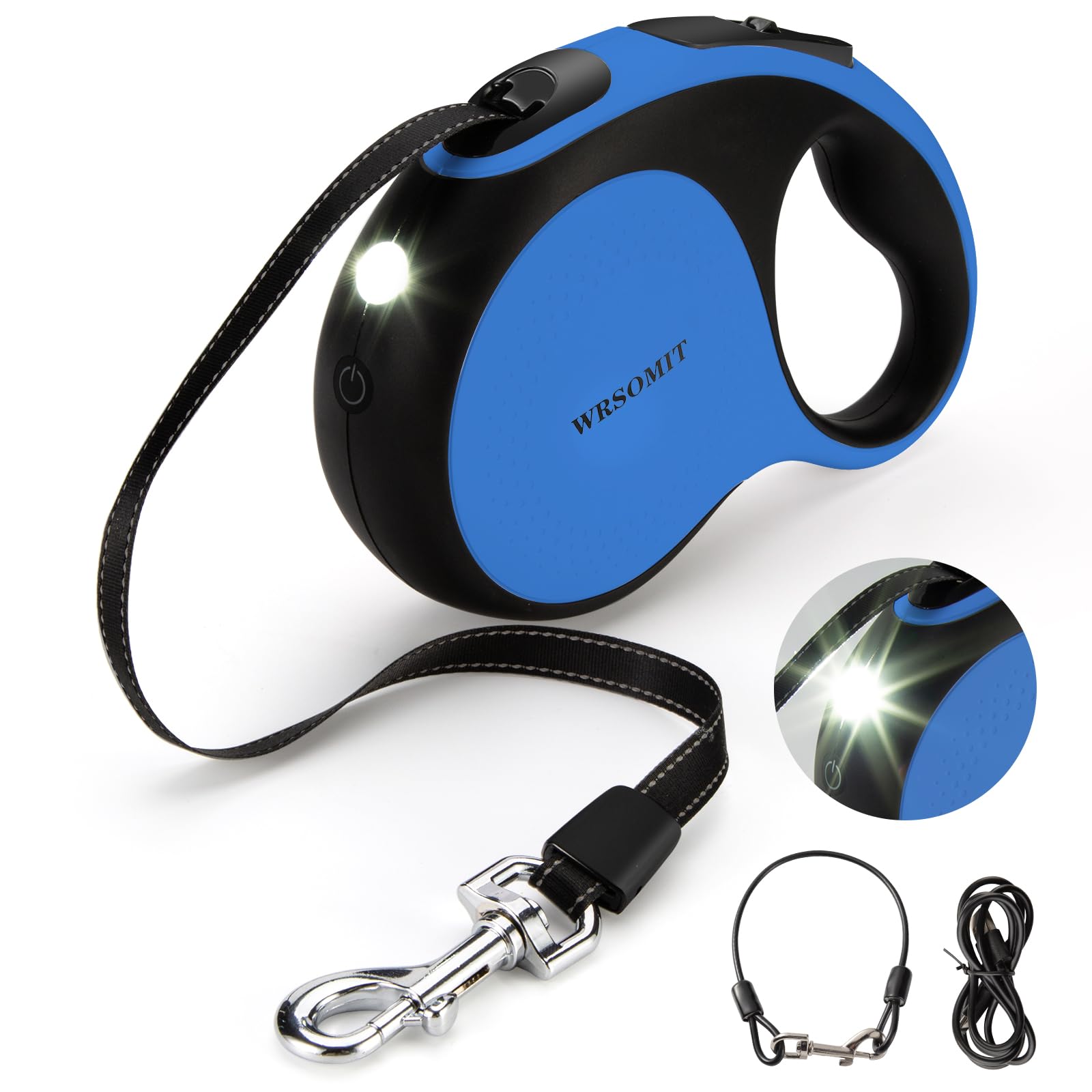 LED Retractable Dog Leash